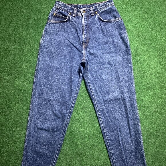 Vintage Women’s Levi’s 544 Brown Tab High-Rise Slim-Fit Stone-Wash Jeans 11